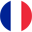 France flag rounded