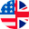 UK flag rounded